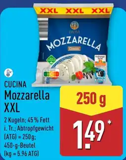 Aldi Nord CUCINA Mozzarella XXL Angebot