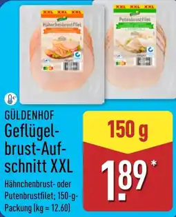 Aldi Nord GÜLDENHOF Geflügelbrust-Aufschnitt XXL Angebot