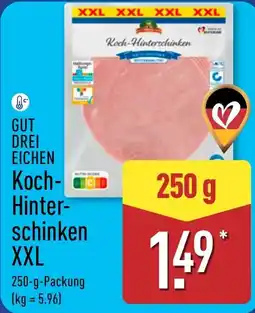 Aldi Nord GUT DREI EICHEN Koch-Hinterschinken XXL Angebot