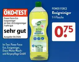 Aldi Süd POWER FORCE Essigreiniger Angebot