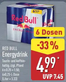 Aldi Nord Red Bull Energydrink Angebot