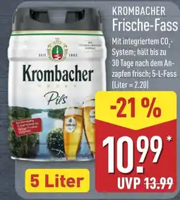 Aldi Nord Krombacher Frische-Fass Angebot