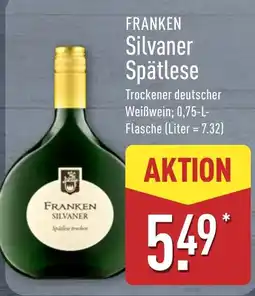 Aldi Nord Franken Silvaner Spätlese Angebot