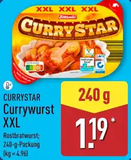 Aldi Nord Currystar Currywurst XXL Angebot