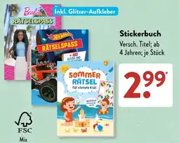 Aldi Süd Stickerbuch Angebot