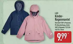 Aldi Nord L&D Kinder-Regenmantel Angebot