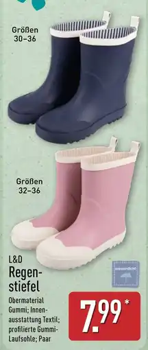 Aldi Nord L&D Regenstiefel Angebot