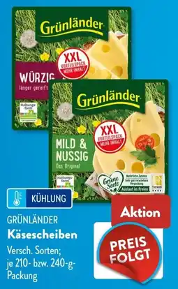 Aldi Süd Grünländer Käsescheiben Angebot