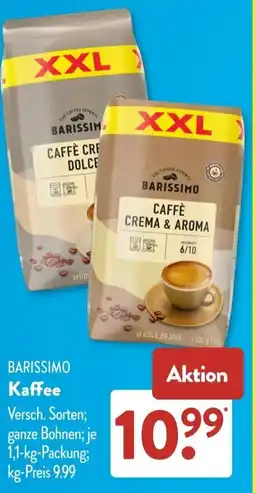 Aldi Süd BARISSIMO Kaffee Angebot