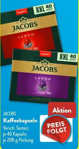 Aldi Süd Jacobs Kaffeekapseln Angebot