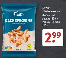 Aldi Süd Farmer Cashewkerne Angebot