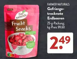 Aldi Süd Farmer naturals Gefriertrocknete Erdbeeren Angebot