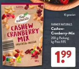 Aldi Süd Farmer naturals Cashew-Cranberry-Mix Angebot