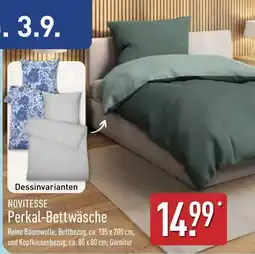 Aldi Nord NOVITESSE Perkal-Bettwäsche Angebot