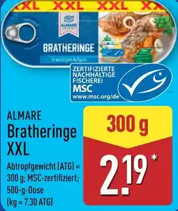 Aldi Nord ALMARE Bratheringe XXL Angebot