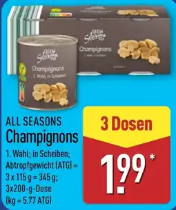 Aldi Nord All Seasons Champignons Angebot
