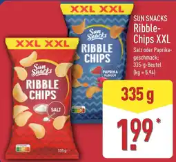 Aldi Nord Sun Snacks Ribble-Chips XXL Angebot