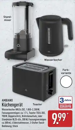 Aldi Nord AMBIANO Küchengerät Angebot