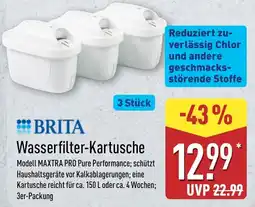 Aldi Nord BRITA Wasserfilter-Kartusche Angebot
