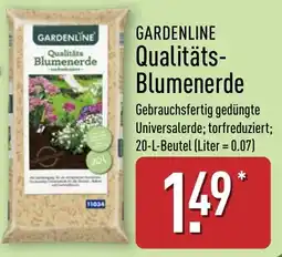 Aldi Nord GARDENLINE Qualitäts-Blumenerde Angebot