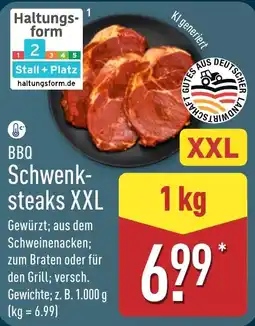 Aldi Nord BBQ Schwenksteaks XXL Angebot