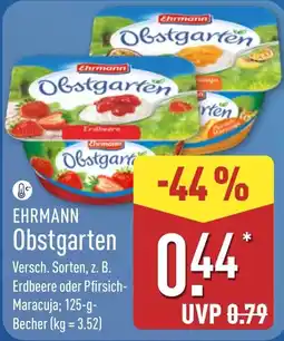 Aldi Nord EHRMANN Obstgarten Angebot