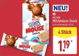 Aldi Nord MILSANI Milchmäuse-Snack Angebot