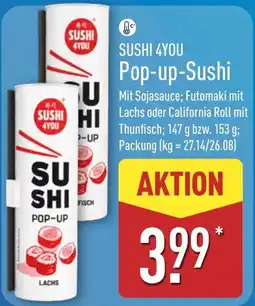 Aldi Nord SUSHI 4YOU Pop-up-Sushi Angebot