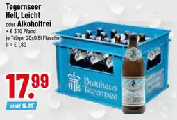 trinkgut Tegernseer Hell, Leicht oder Alkoholfrei Angebot