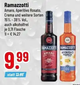 trinkgut Ramazzotti Amaro, Aperitivo Rosato, Crema und weitere Sorten Angebot