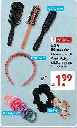 Aldi Süd LACURA Bürste oder Haarschmuck Angebot