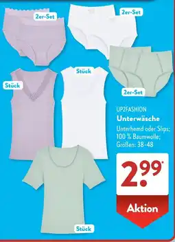 Aldi Süd UP2FASHION Unterwäsche Angebot