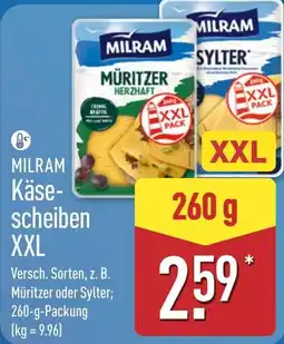 Aldi Nord MILRAM Käsescheiben XXL Angebot