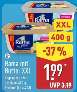 Aldi Nord Rama mit Butter XXL Angebot