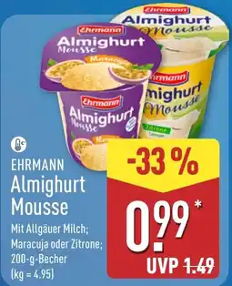 Aldi Nord Ehrmann Almighurt Mousse Angebot