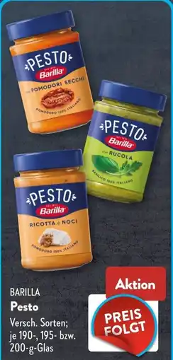 Aldi Süd Barilla Pesto Angebot