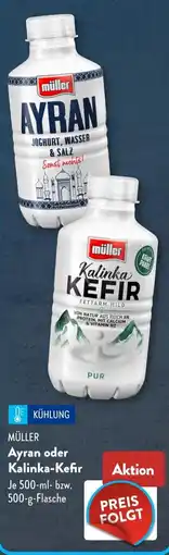 Aldi Süd Müller Ayran oder Kalinka-Kefir Angebot