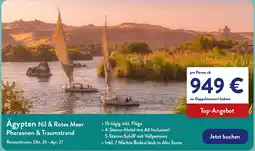 Aldi Nord Ägypten Nil & Rotes Meer Pharaonen & Traumstrand Angebot