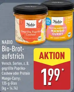 Aldi Nord NABIO Bio-Brot-aufstrich Angebot