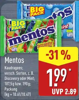 Aldi Nord Mentos Kaudragees Angebot
