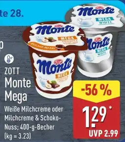 Aldi Nord ZOTT Monte Mega Angebot