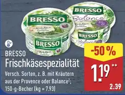 Aldi Nord BRESSO Frischkäsespezialität Angebot