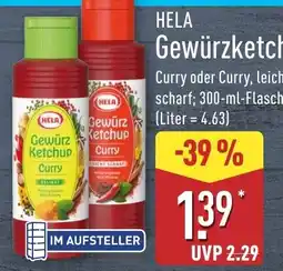 Aldi Nord HELA Gewürzketchup Curry Angebot