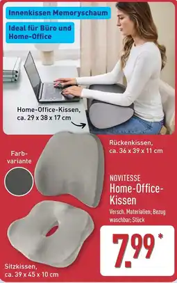 Aldi Nord NOVITESSE Home-Office-Kissen Angebot