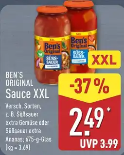 Aldi Nord Ben's Original Sauce XXL Angebot