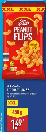 Aldi Nord Sun Snacks Erdnussflips XXL Angebot