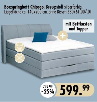 Möbel Boss Boxspringbett Chicago Angebot