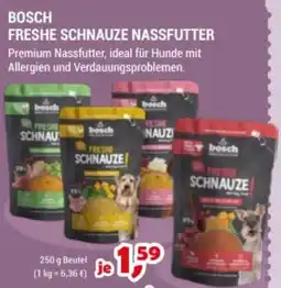 Zookauf BOSCH FRESHE SCHNAUZE NASSFUTTER Angebot