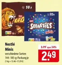 Famila Nord Ost Nestlé Minis Angebot