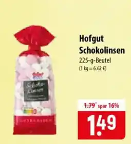 Famila Nord Ost Hofgut Schokolinsen Angebot